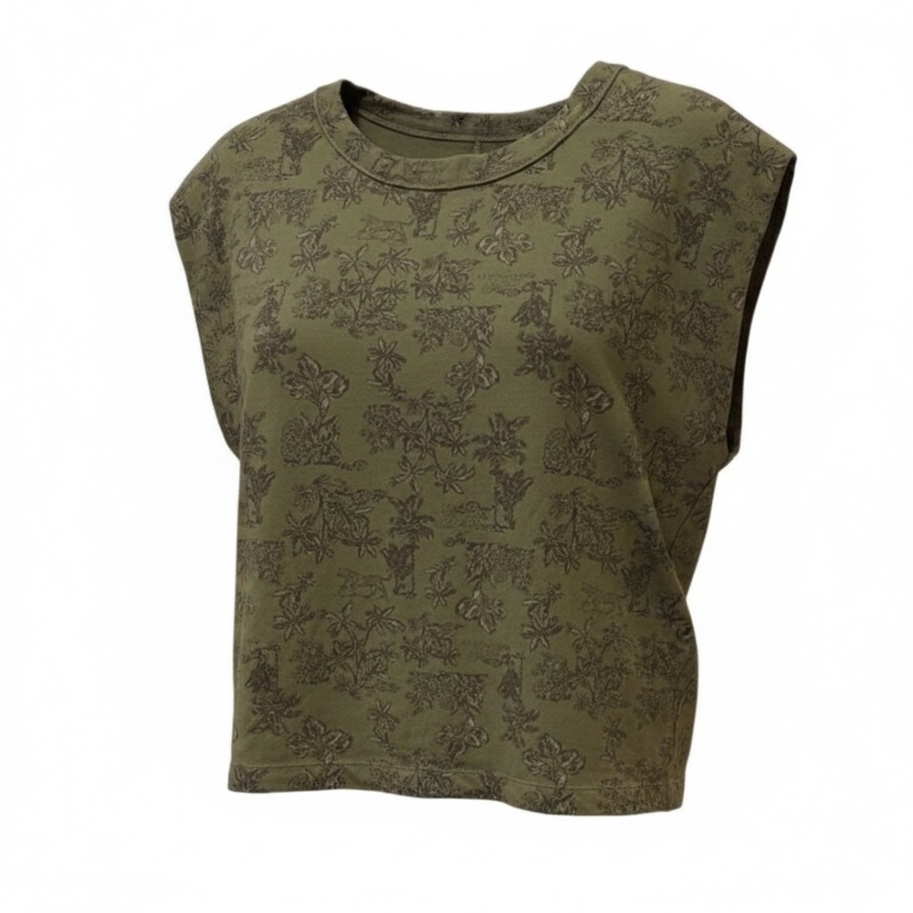 Aerie jungle print oversized top, XS